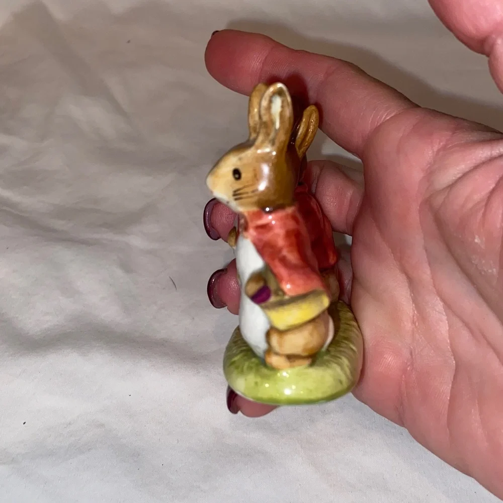 Vintage Like new Beatrix Potter Flopsy Mopsy And Cottontail Beswick Figurine_5